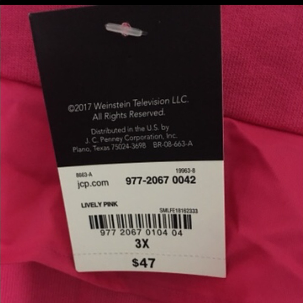 Hot Pink Ruffle shirt